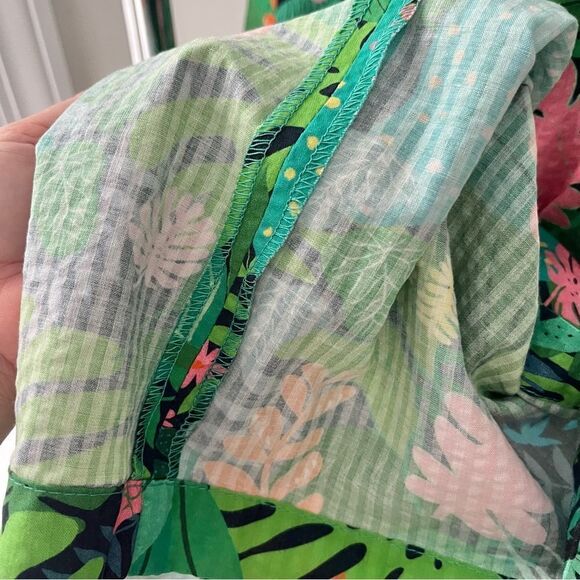 Vilagallo Collar Sleeveless Print Sheath Mini Dress Sz 18 (50) NWT - Picture 9 of 10